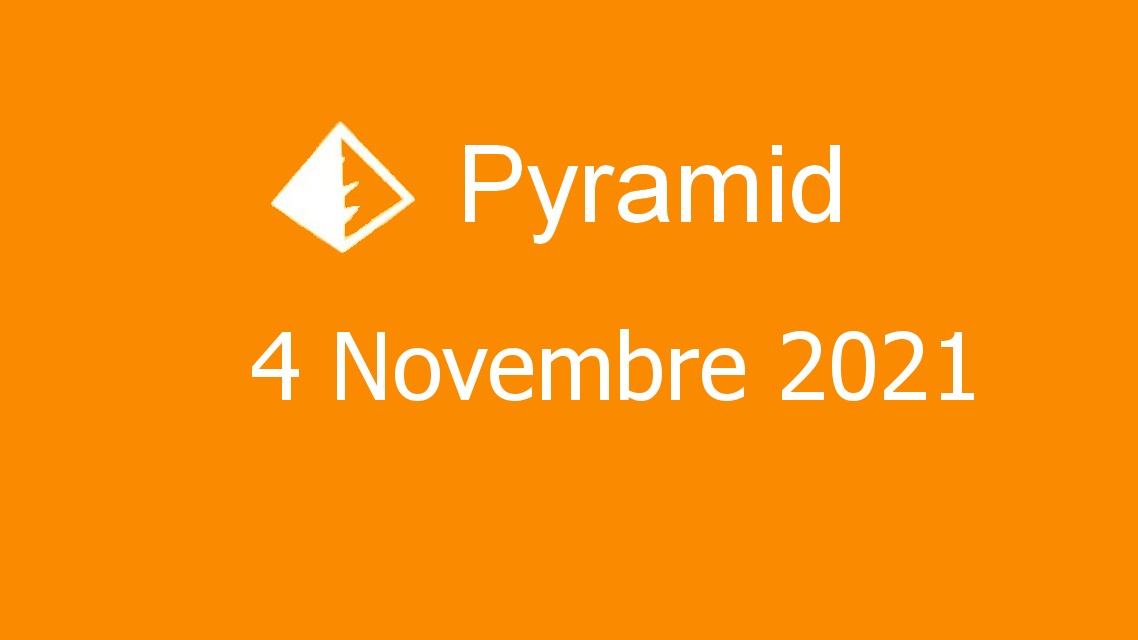 Microsoft solitaire collection - pyramid - 04. novembre 2021