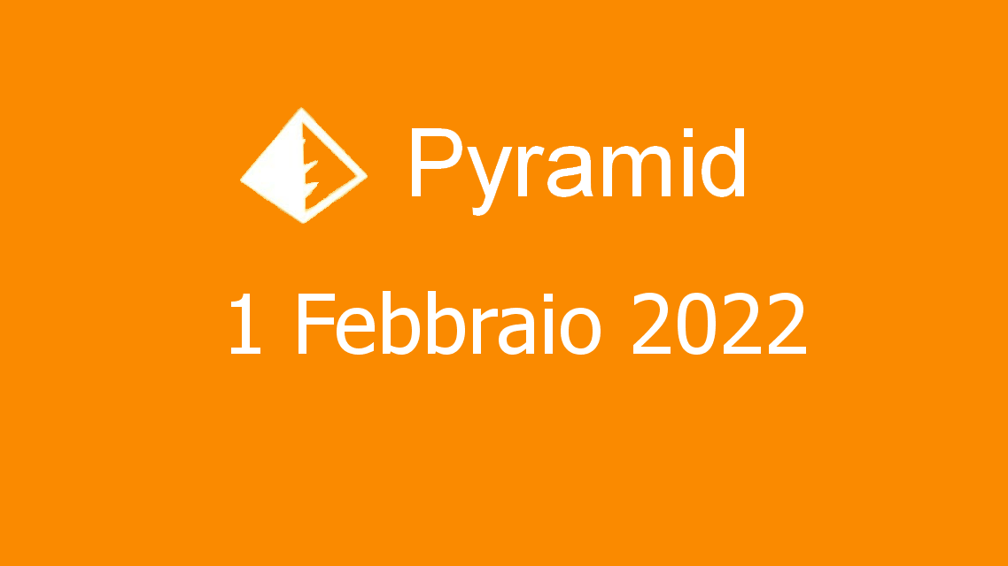 Microsoft solitaire collection - pyramid - 01. febbraio 2022