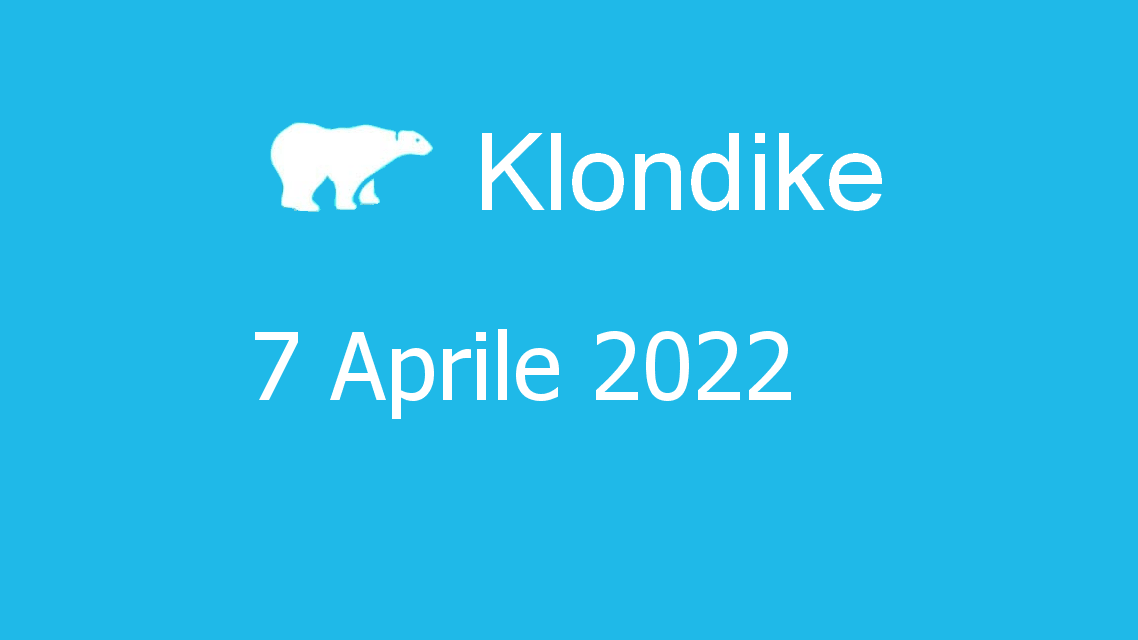 Microsoft solitaire collection - klondike - 07. aprile 2022