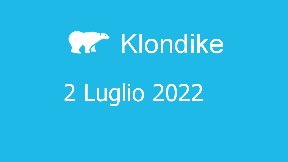 Microsoft solitaire collection - klondike - 02. luglio 2022