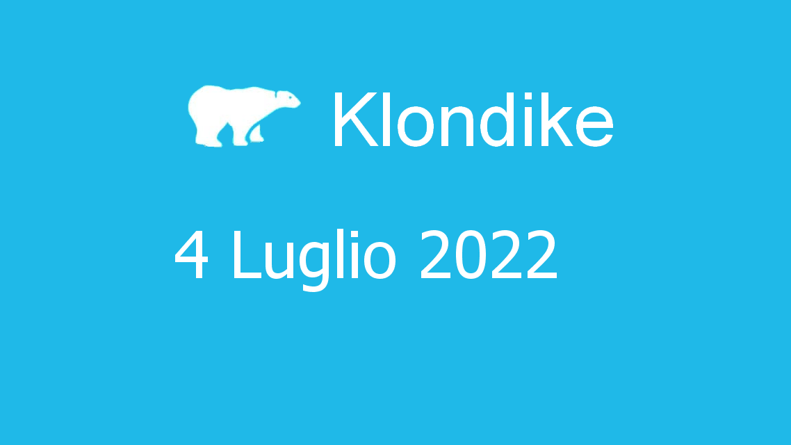 Microsoft solitaire collection - klondike - 04. luglio 2022