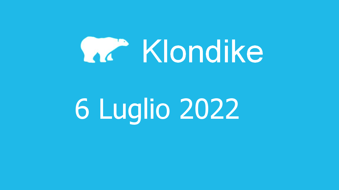 Microsoft solitaire collection - klondike - 06. luglio 2022