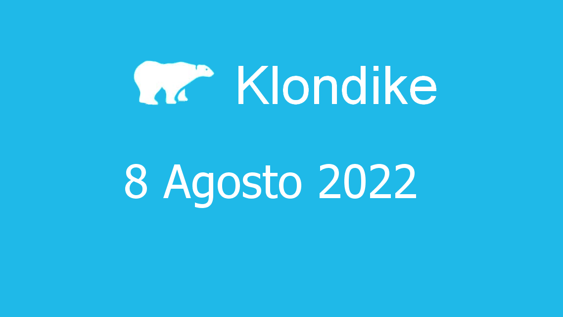 Microsoft solitaire collection - klondike - 08. agosto 2022