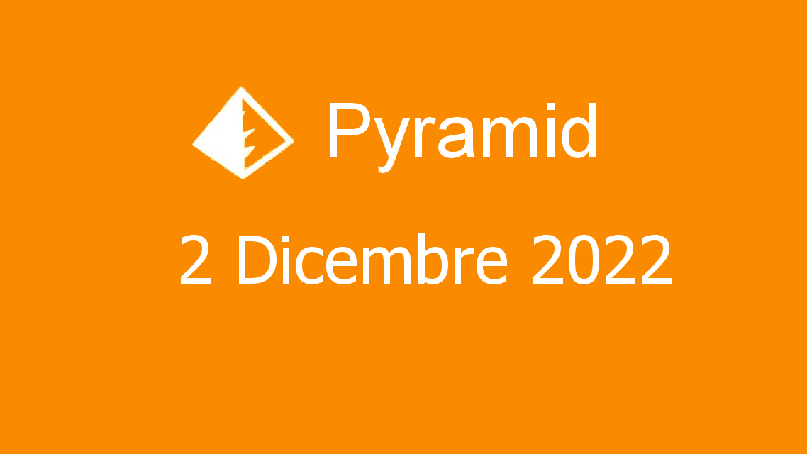 Microsoft solitaire collection - pyramid - 02. dicembre 2022