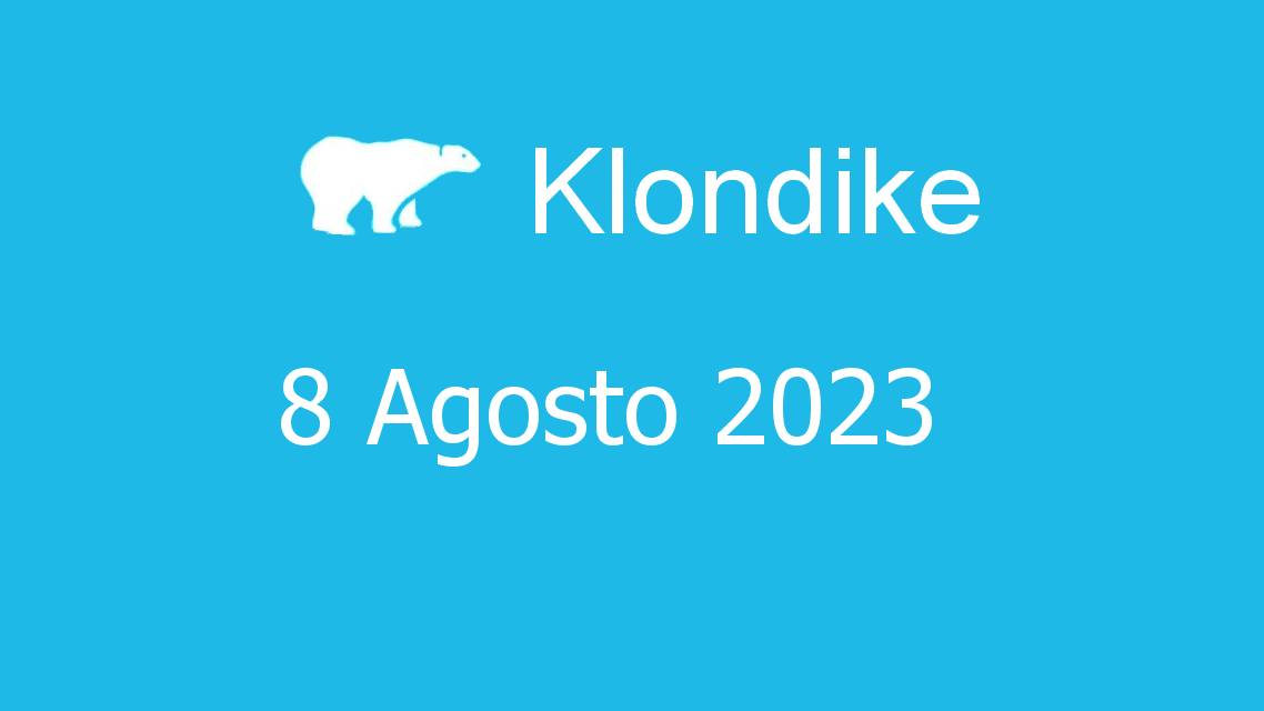 Microsoft solitaire collection - klondike - 08. agosto 2023