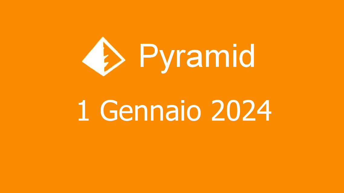 Microsoft solitaire collection - pyramid - 01. gennaio 2024